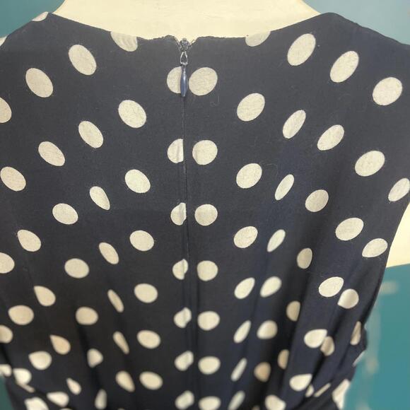 Vintage 1980s Joseph Ribkoff Polka Dot Dress Size S/M - Picture 6 of 9